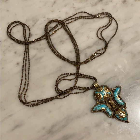 Vanessa Mooney Jewelry - Vanessa Mooney turquoise and silver necklace